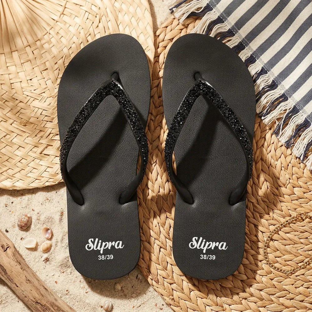 Black Slipra with Diamond tape