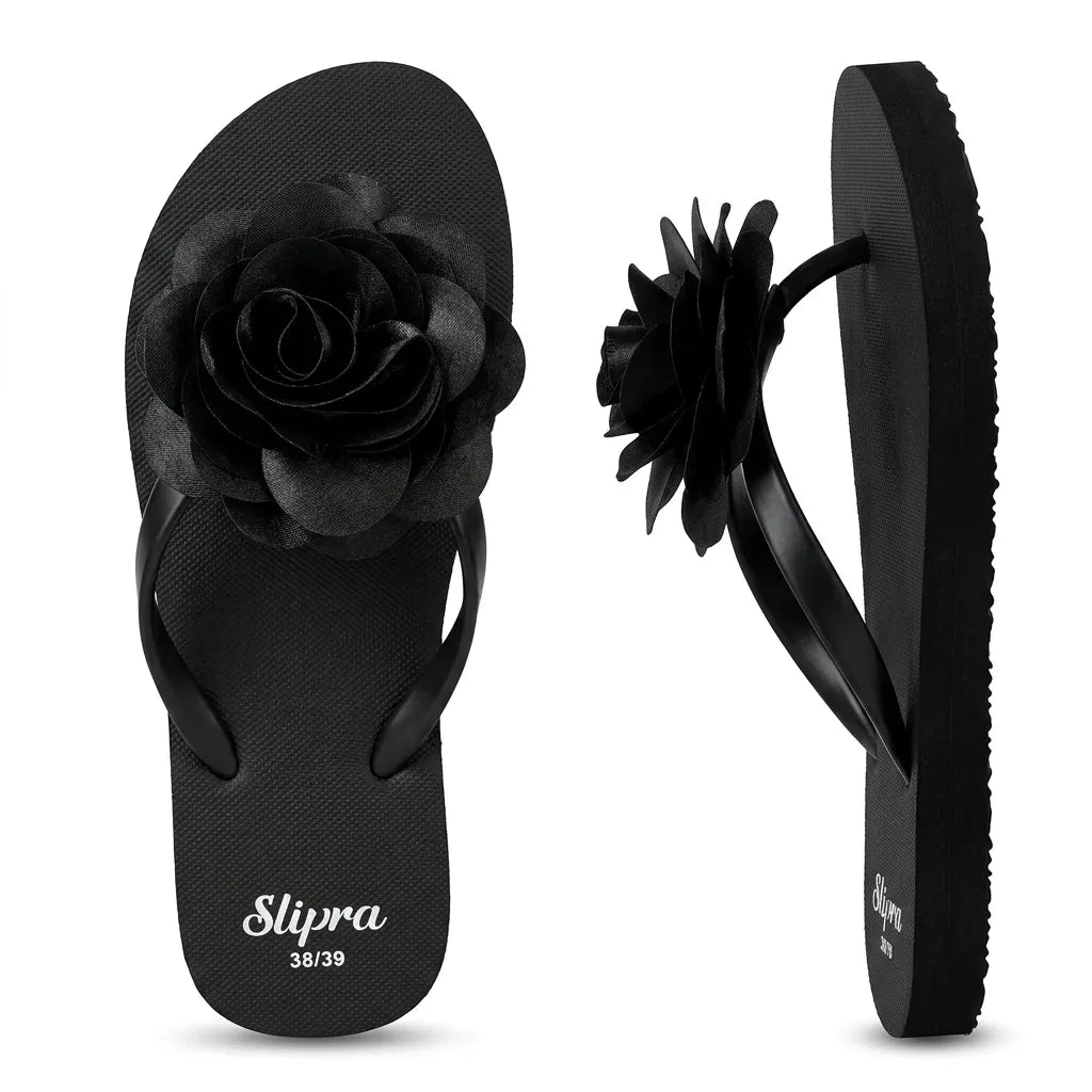 Black Slipra with Flower product image