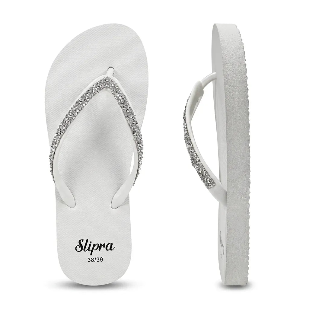 White Slipra with Diamond tape product image
