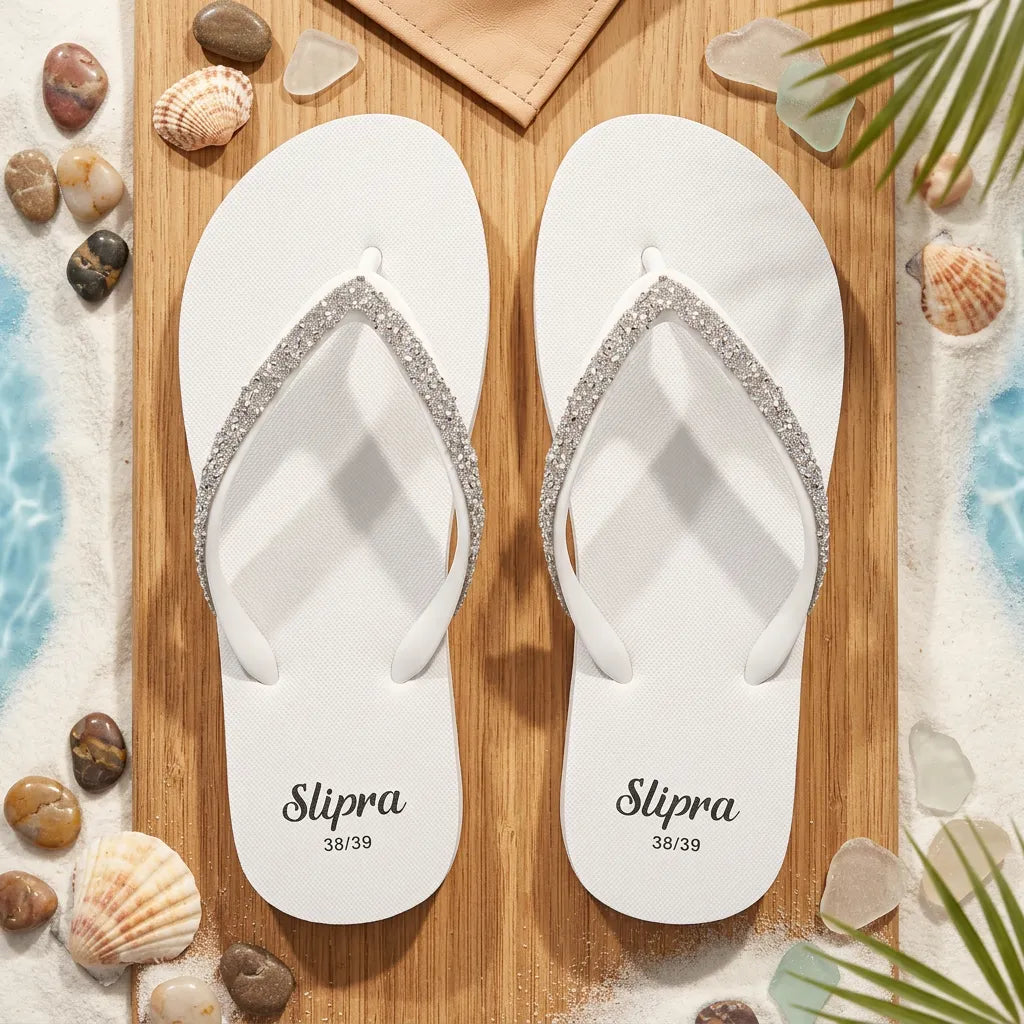 White Slipra with Diamond tape product image