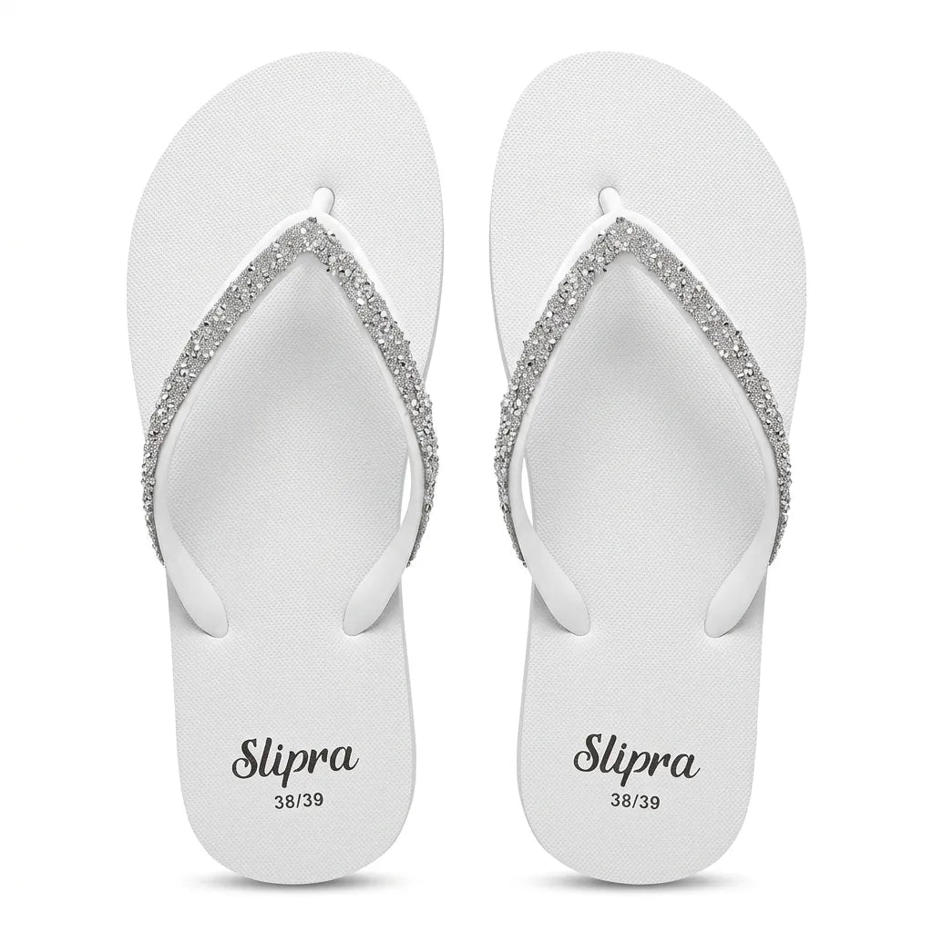 White Slipra with Diamond tape product image