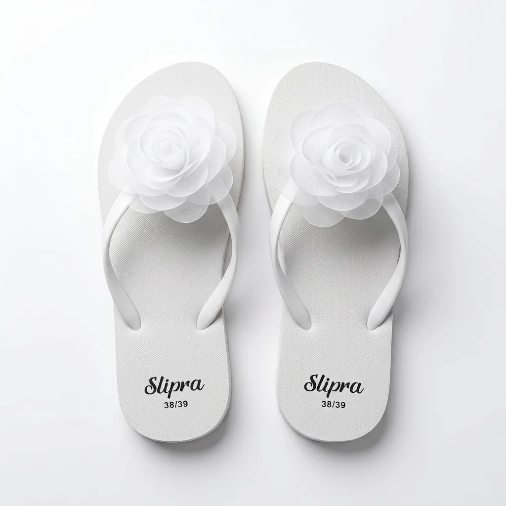 White Slipra with Flower product image