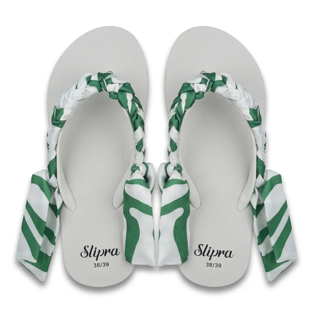White Slipra with Scarf Tape main view