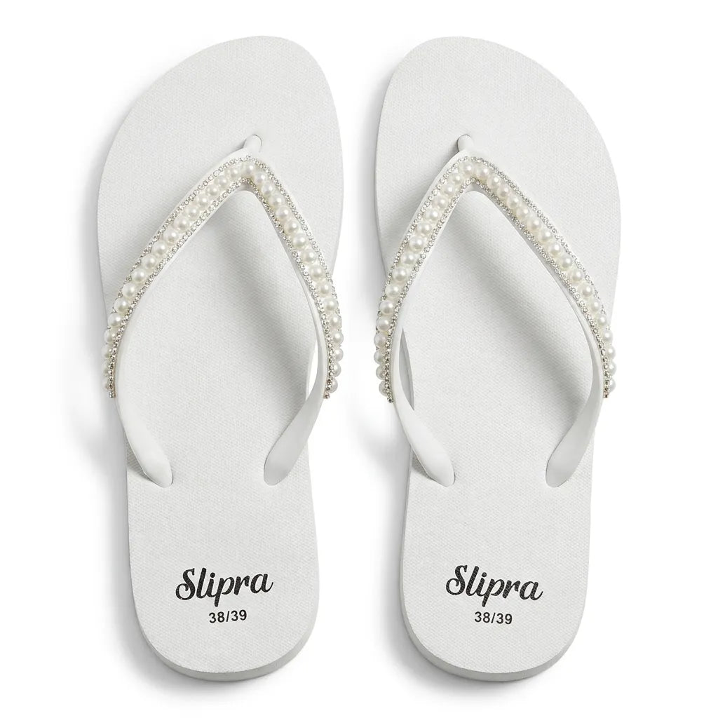White Slipra with Loli tape product image